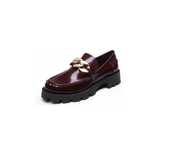DREAM PAIRS Mokasyny Damskie na Platformie Burgundowe Rozmiar 40