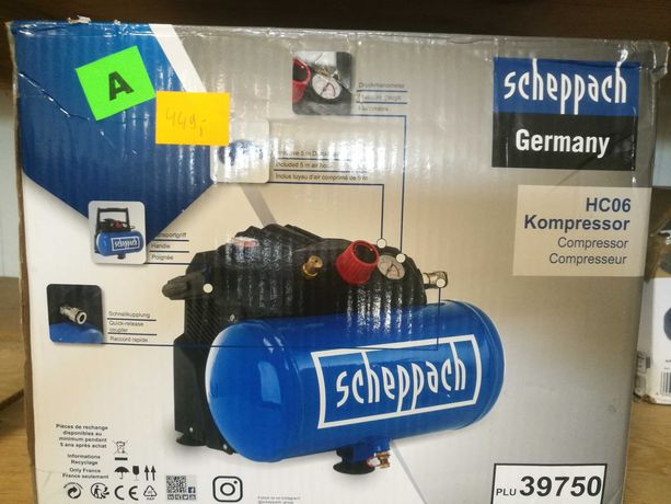 Sprężarka Scheppach HC06 Kompresor bezolejowy