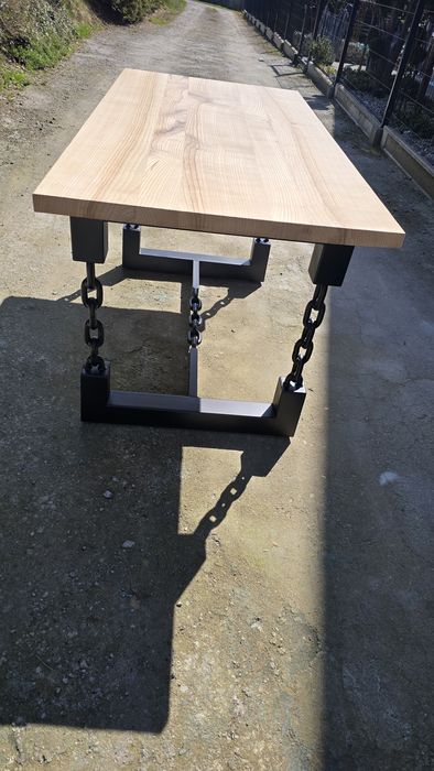Stół drewniany, loft, lite drzewo