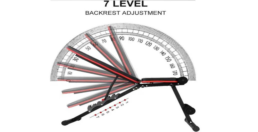 Składana ławeczka wielofunkcyjna Ativafit nośność do 150 kg