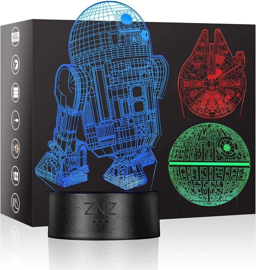 Lampa z Pilotem 3D Star Wars ZNZ Gwiezdne Wojny