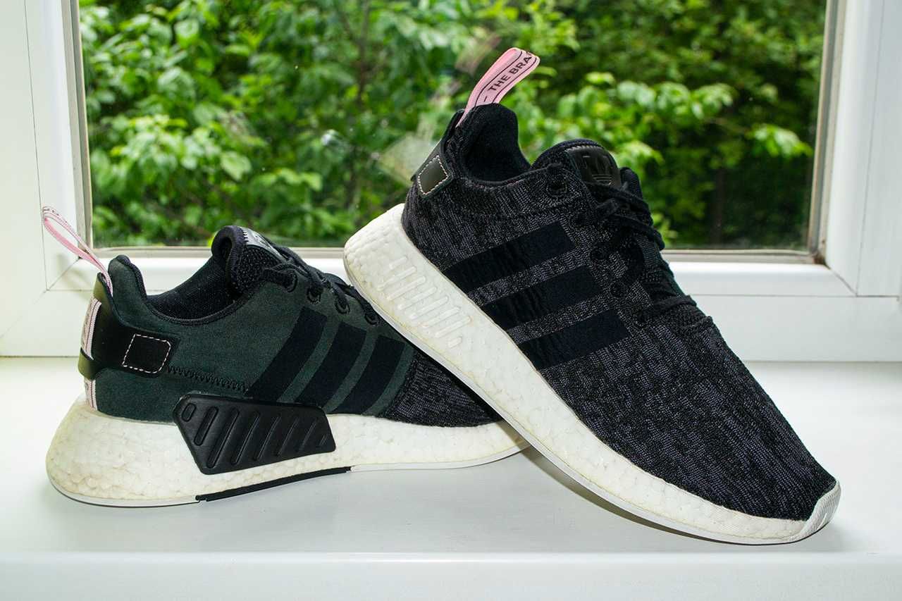 ‼️кросівки для бігу Adidas NMD R2 by9314 core black/pink 40 р оригінал