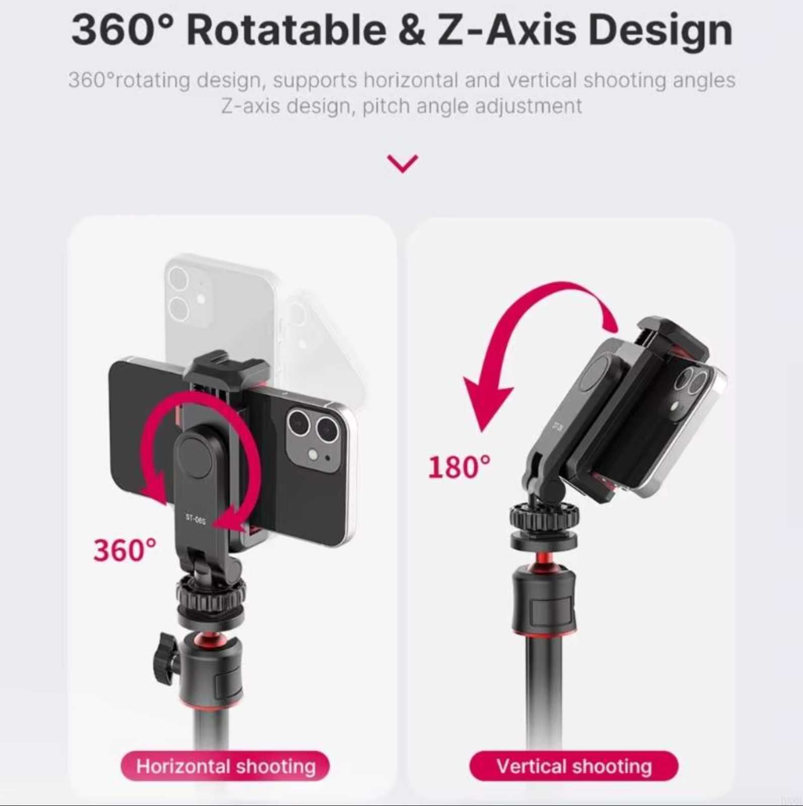 Uchwyt do Telefonu Smartfona Statywowy Ulanzi ST-06s Obrotowy Adapter