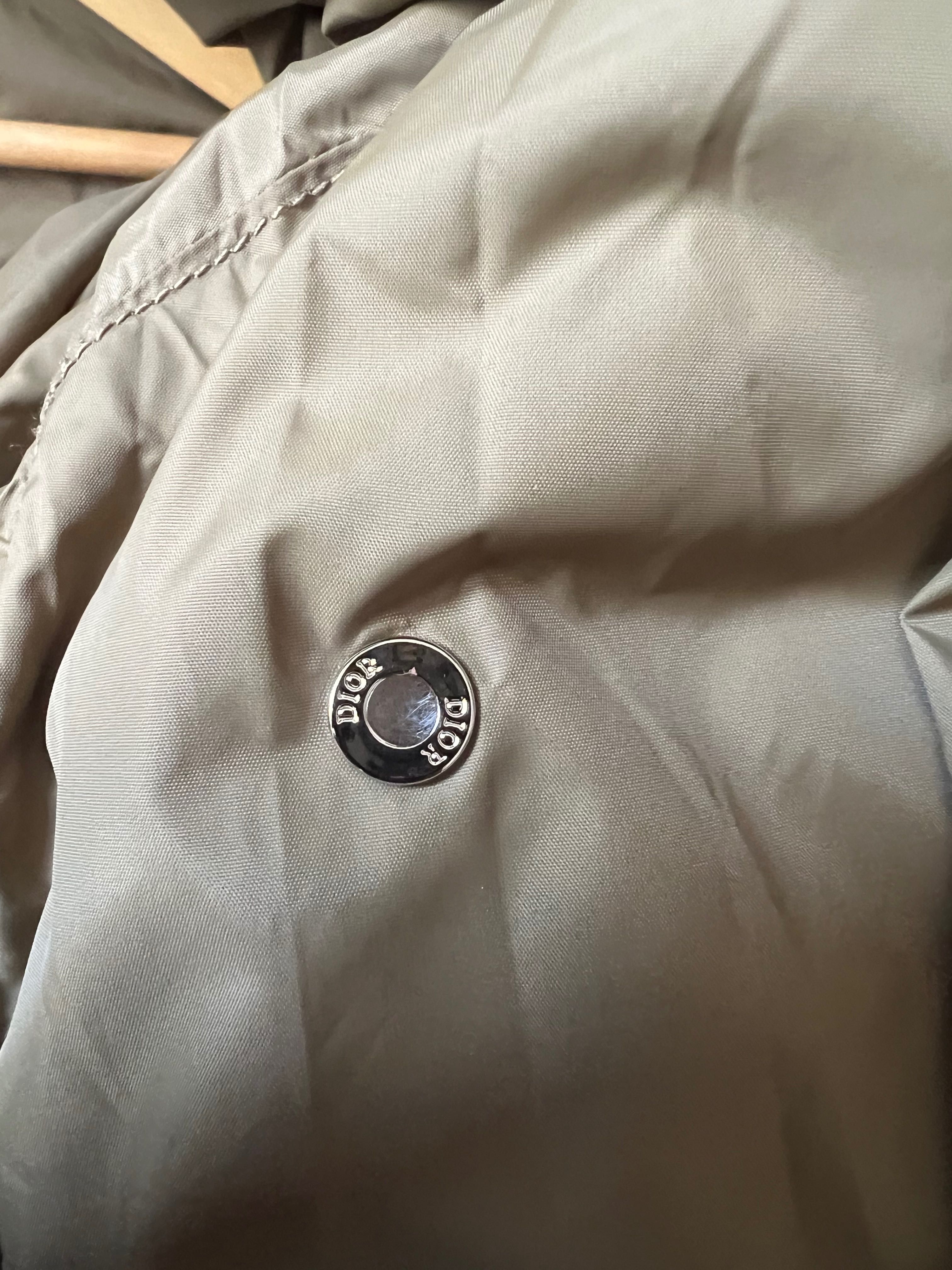 Dior x Stone Island Habotai Silk Blend Bomber Jacket