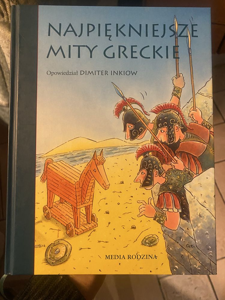 Ksiazka dla dzieci Najpiekniejsze mity greckie