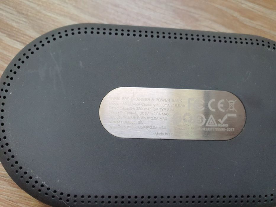 Hoco S9, power bank 5000mAh, бездротова зарядка, нічник та підставка