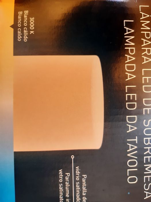 Lâmpada Led da tavolo