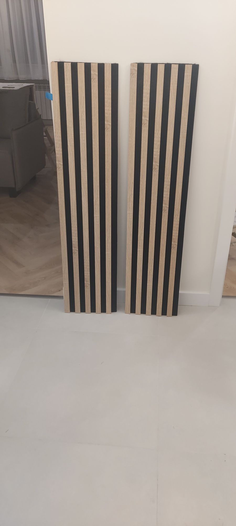 Lamel dąb sonoma kawałki  27cm x 116cm - 2 sztuki