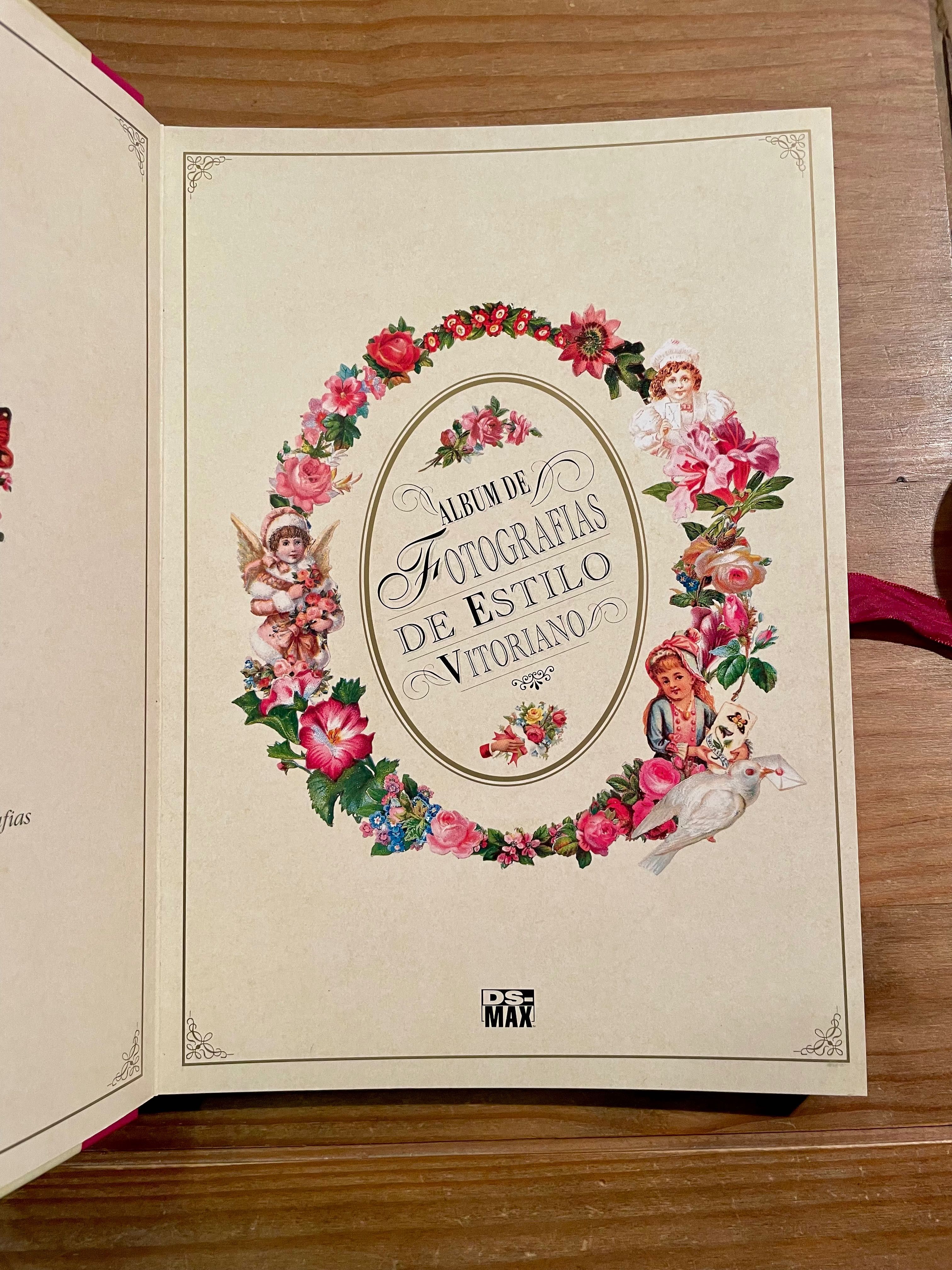 Álbum de Fotografias Estilo Vitoriano (portes grátis)