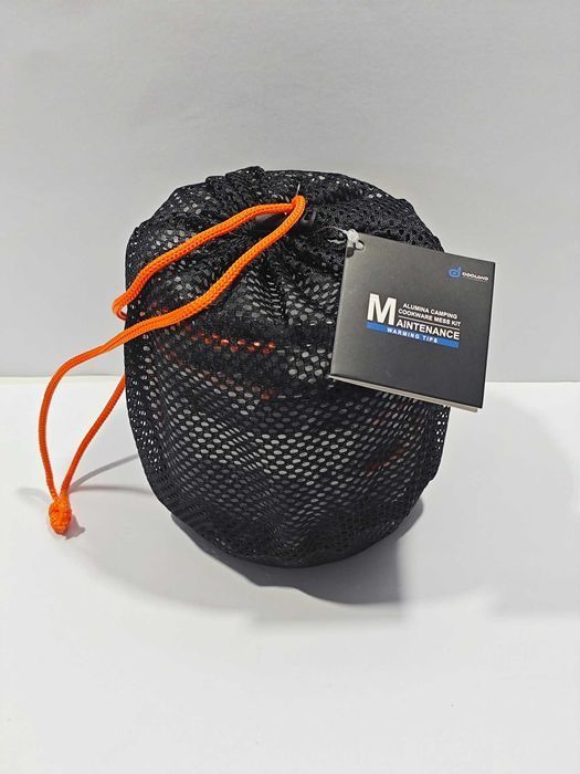 Zestaw Naczyń Kempingowych Z Palnikiem Odoland