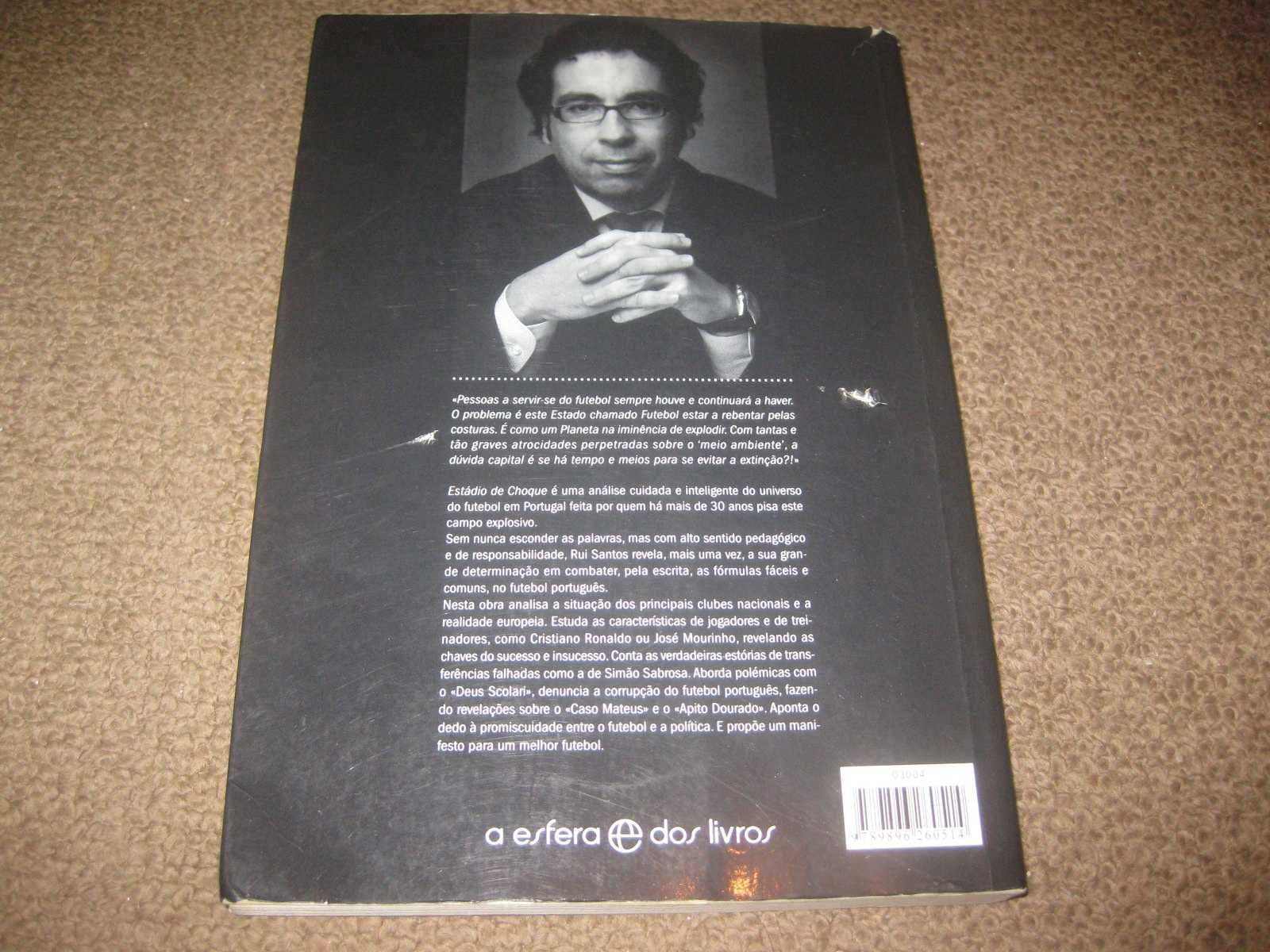 Livro "Estádio de Choque" de Rui Santos