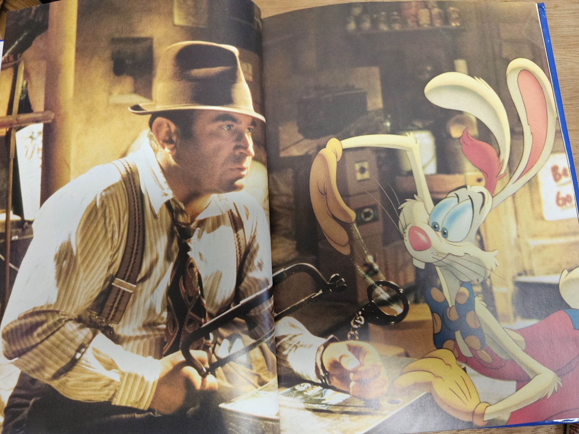 Lvro do filme "Quem tramou Roger Rabbit" vintage para desocupar