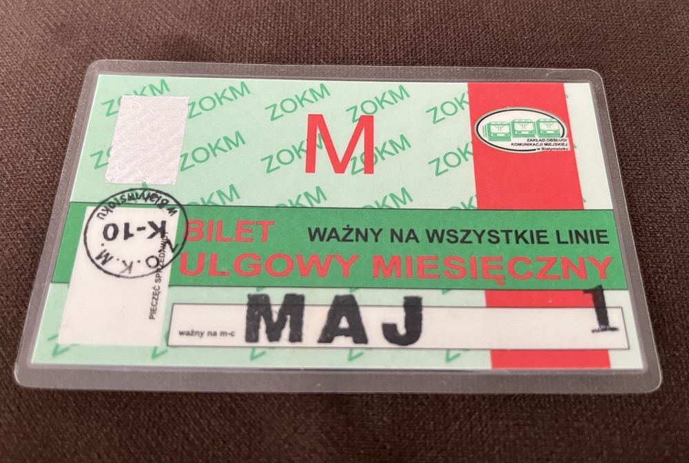 Bilety komunikacji miejskiej