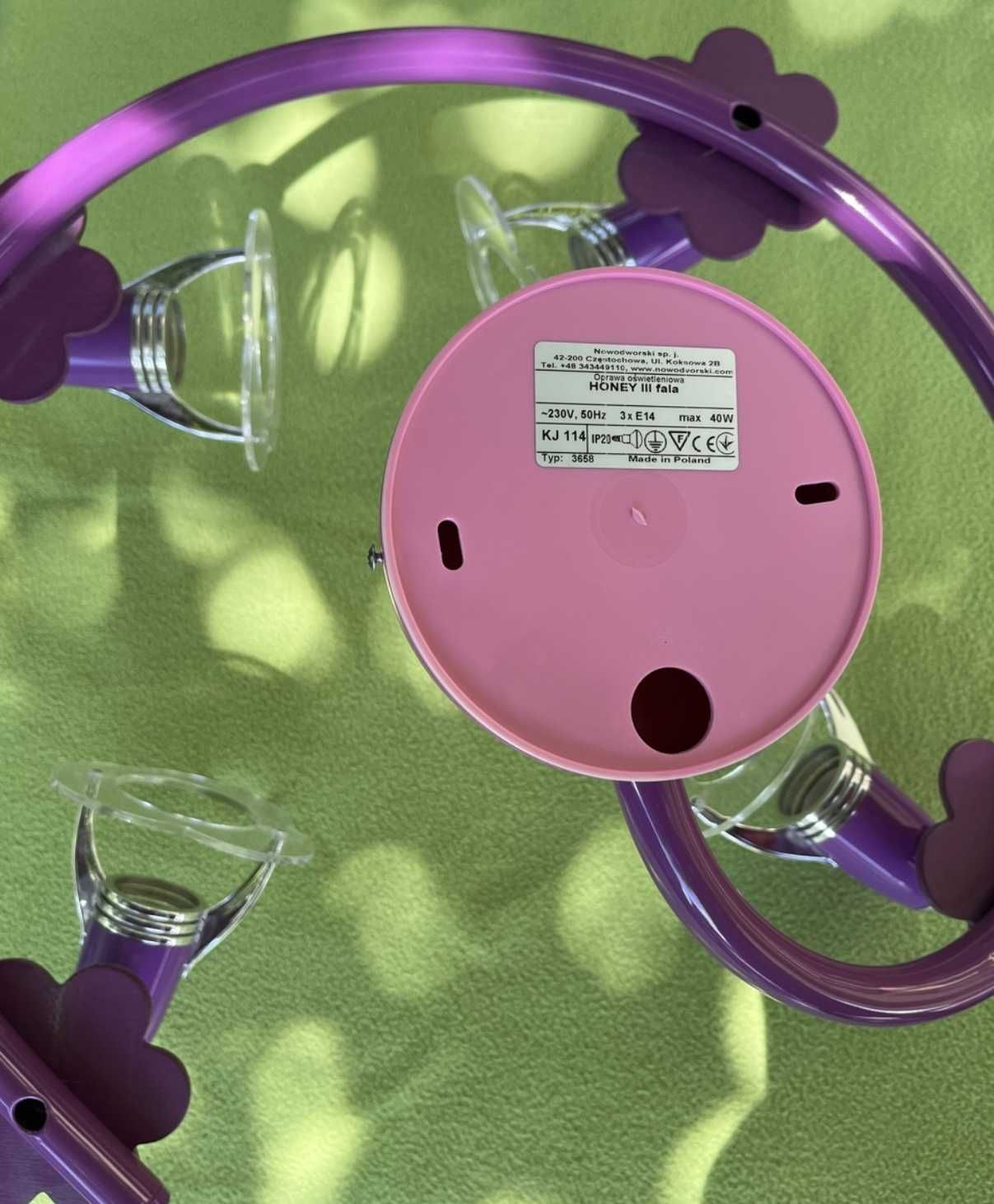 Lampa oprawa oświetleniowa 4-punktowa R50/E14 do pokoju dziecięcego