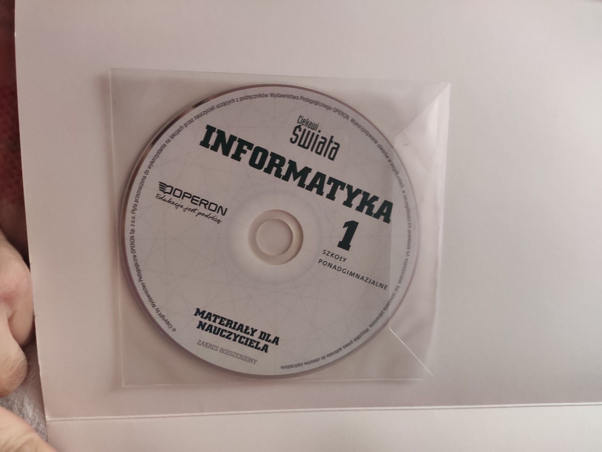 Ciekawi świata 1 informatyka książka dla nauczyciela Operon
