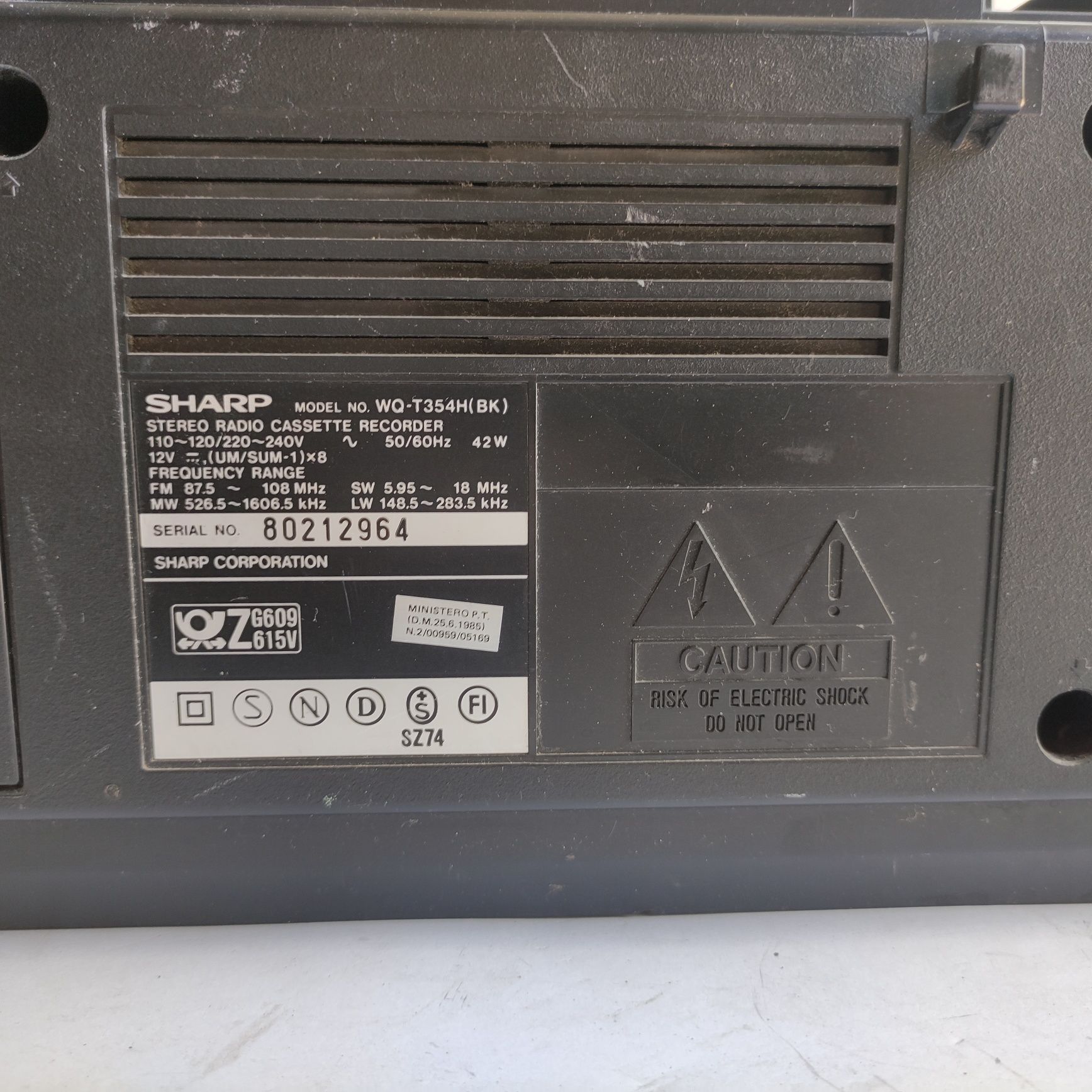 Магнитофон Sharp WQ-T354