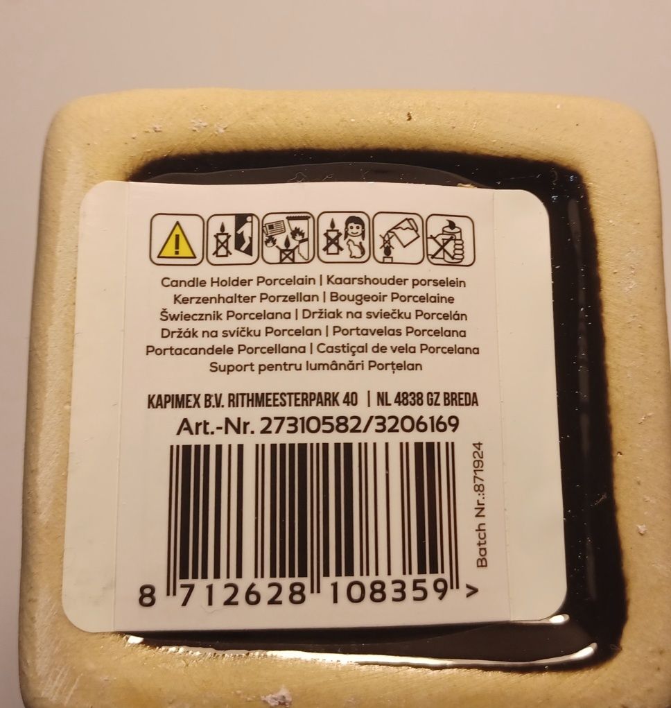 Zestaw 2 ozdób na świeczkę / tealight