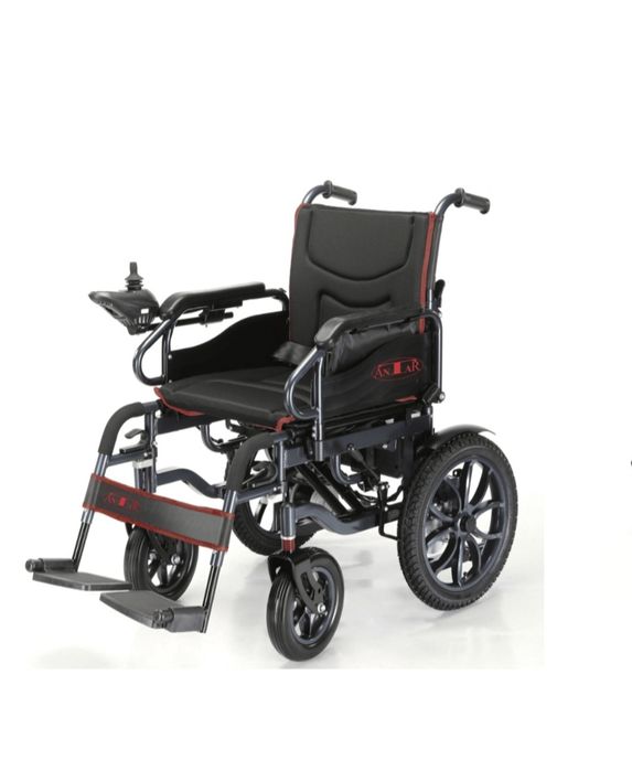 Elektryczny wózek inwalidzki z pilotem dla opiekuna Graphite