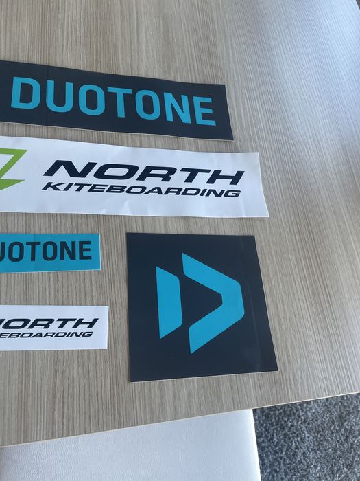 Autocolantes North Kiteboarding e Duotone
