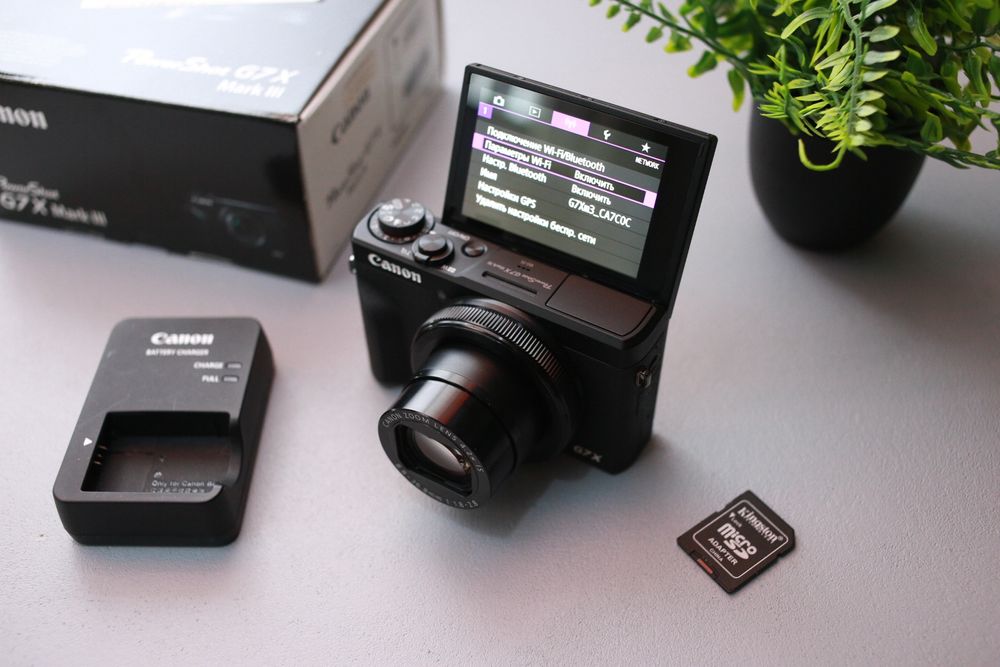 Canon G7x mark iii + 128gb