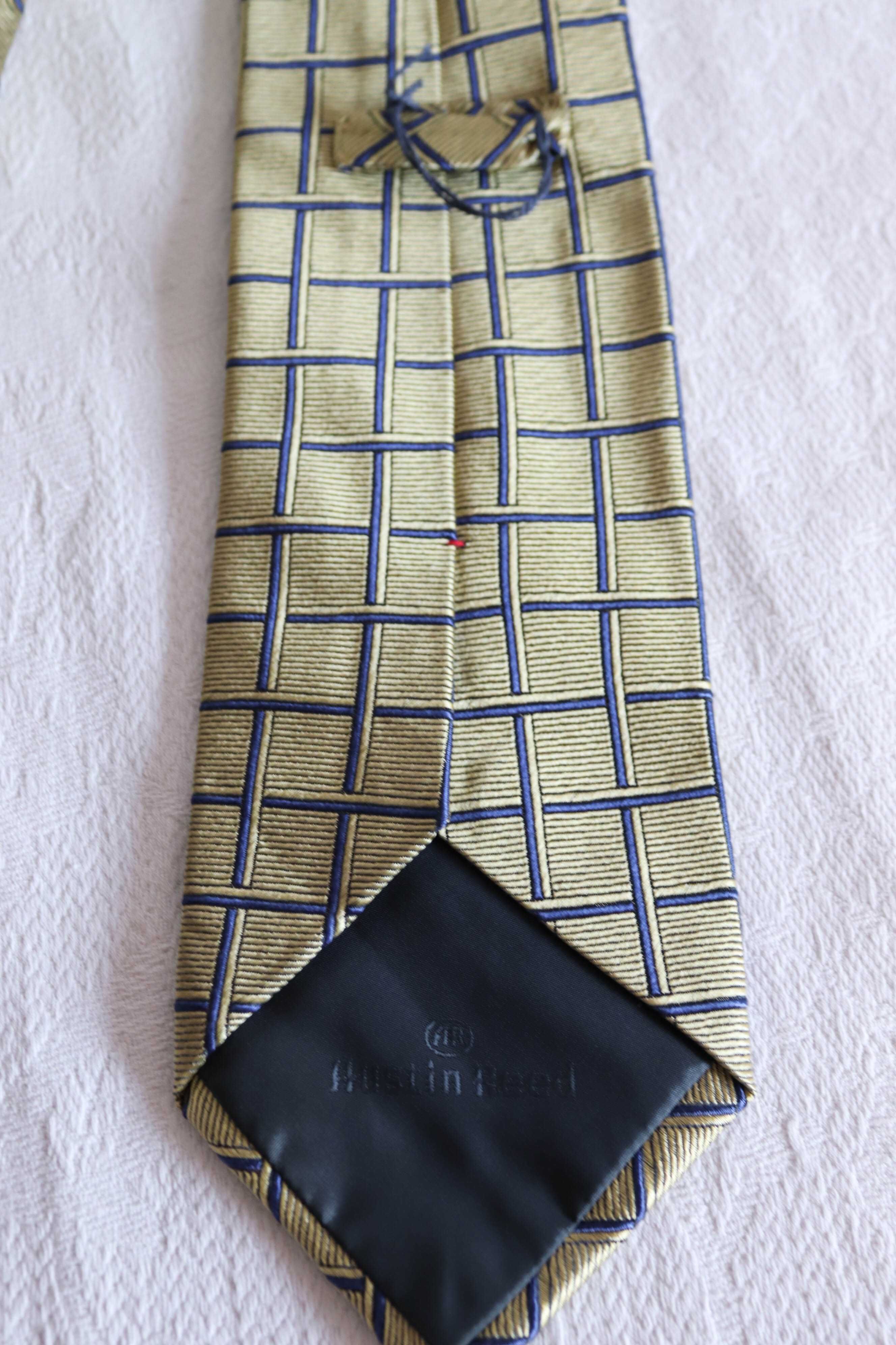 Шовк чоловіча краватка золотий королівськй мужской галстук AUSTIN REED