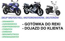 Skup skuterów , Skup motocykli , Skup motorowerów , DOJAZD do klienta