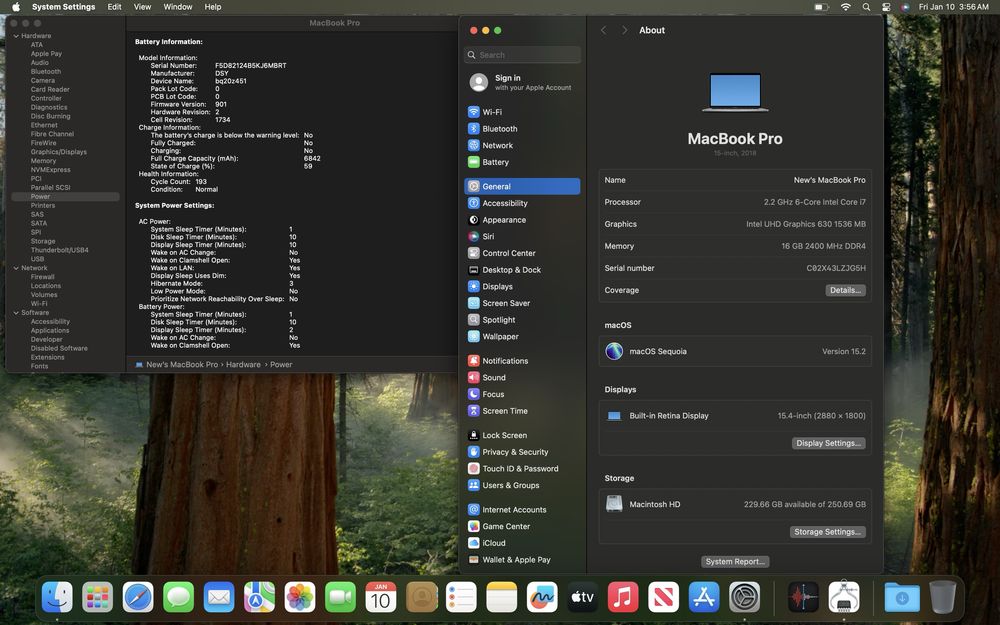 MacBook Pro 2018 (2019) 15 | i7 2.2ghz | 16 gb ram | 256 ssd