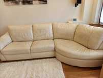 sprzedam skórzany narożnik plus sofa