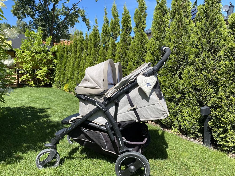 Wózek bliźniaczy, wózek dla bliźniąt Peg-Perego 2 w 1