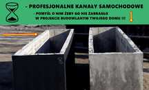 KANAŁ samochodowy 5,6 M Najniższa CENA kanał betonowy garażowy