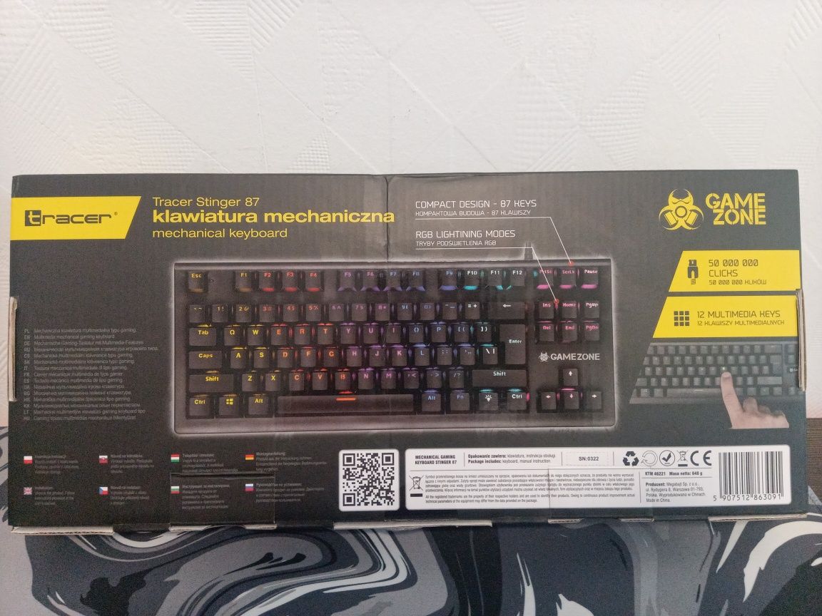 Tracer Stinger 87 klawiatura mechaniczna TKL