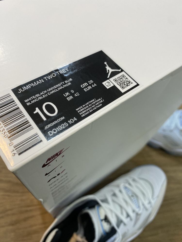 Оригінал! JORDAN Jumpman Two Trey, US10,,28см