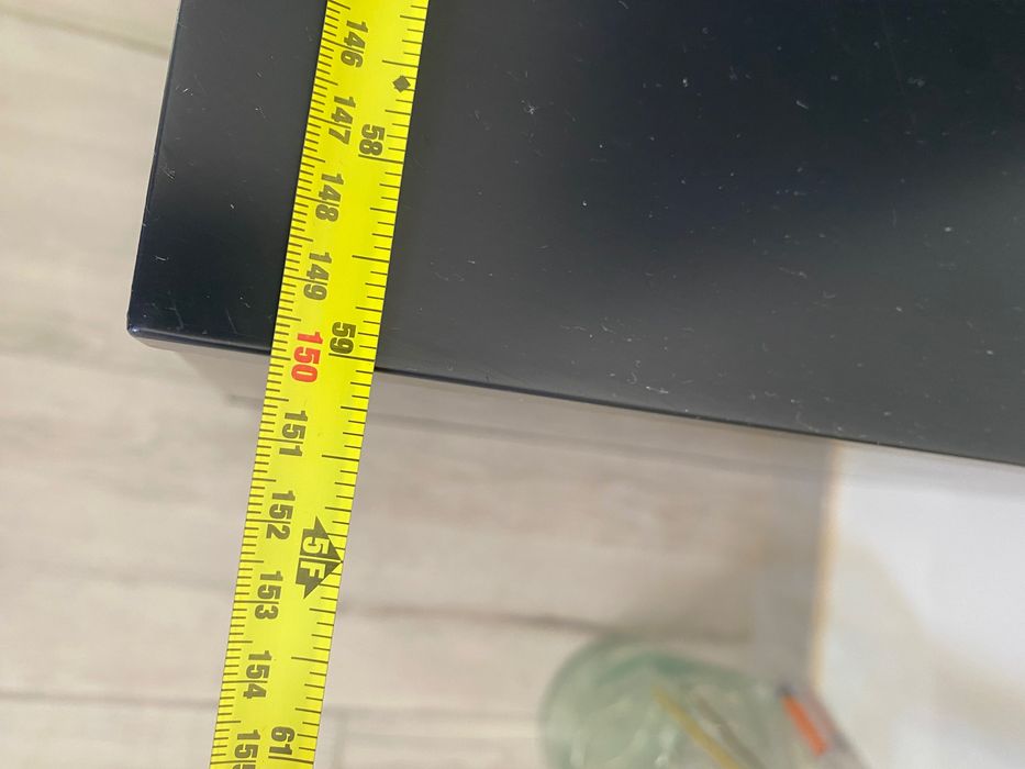 Móvel TV preto 150cm