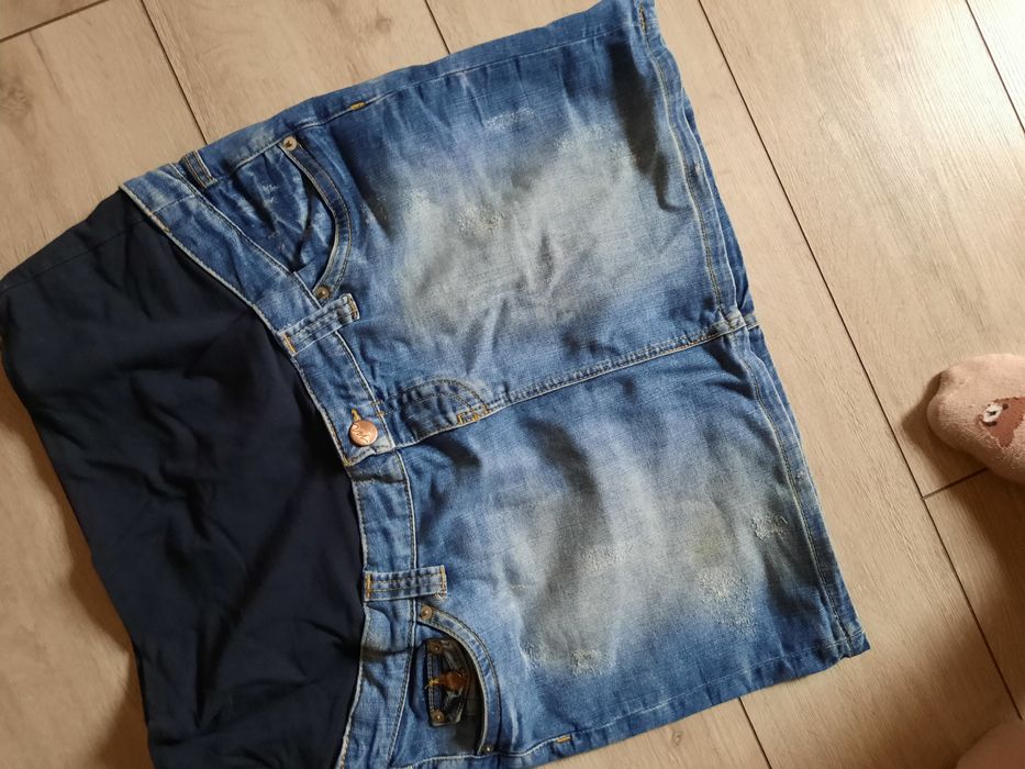 Spódnica ciążowa jeansowa rozm L