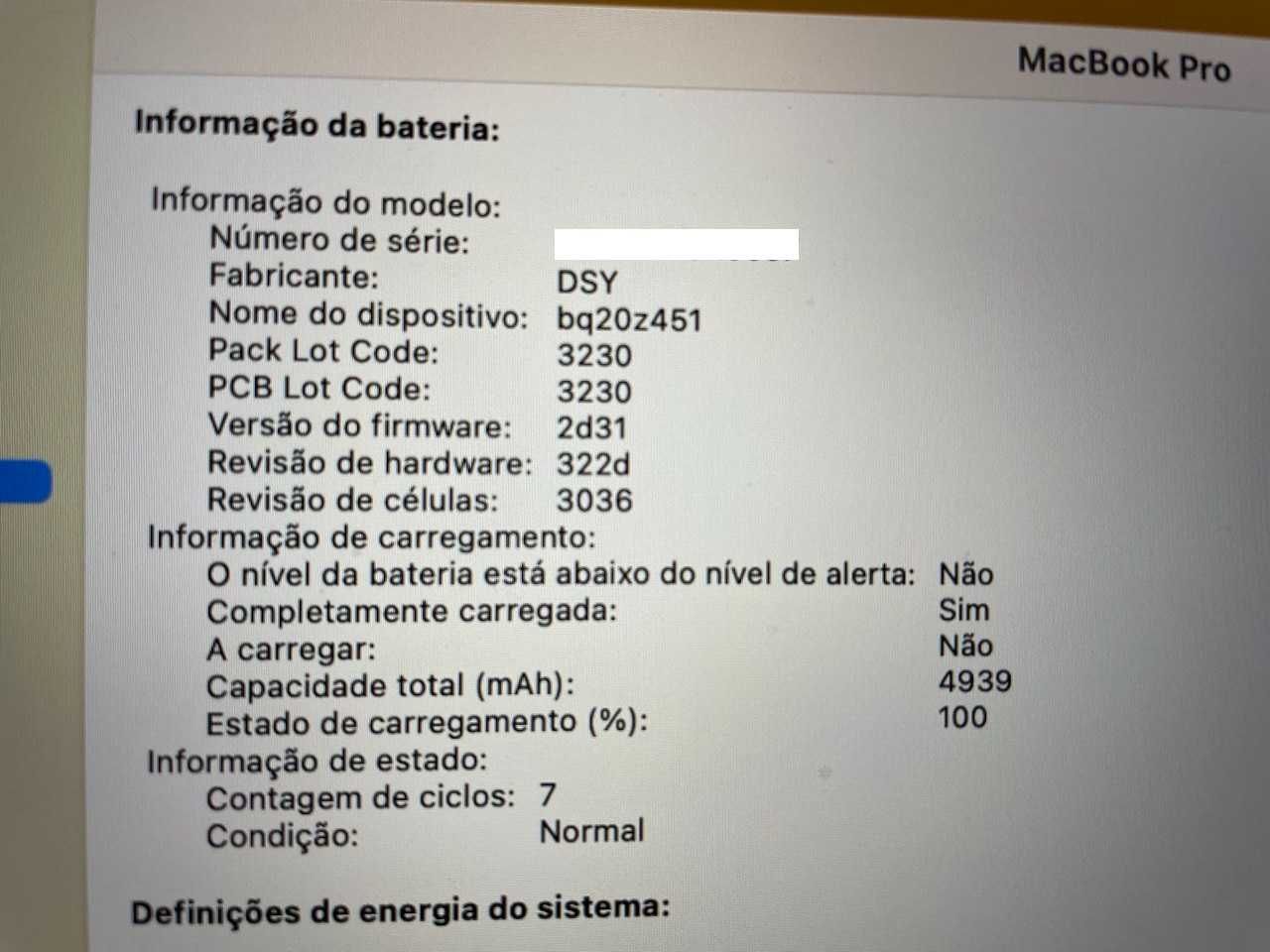 Macbook Pro Excelente Estado (bateria nova)