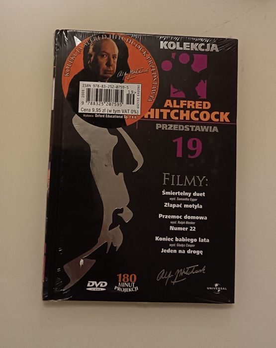 Alfred Hitchcock przedstawia - książka nr 19 z filamami Dvd FOLIA!