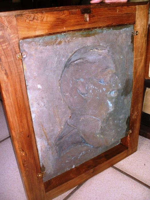 Placa Moldurada Bronze José Sousa Caldas