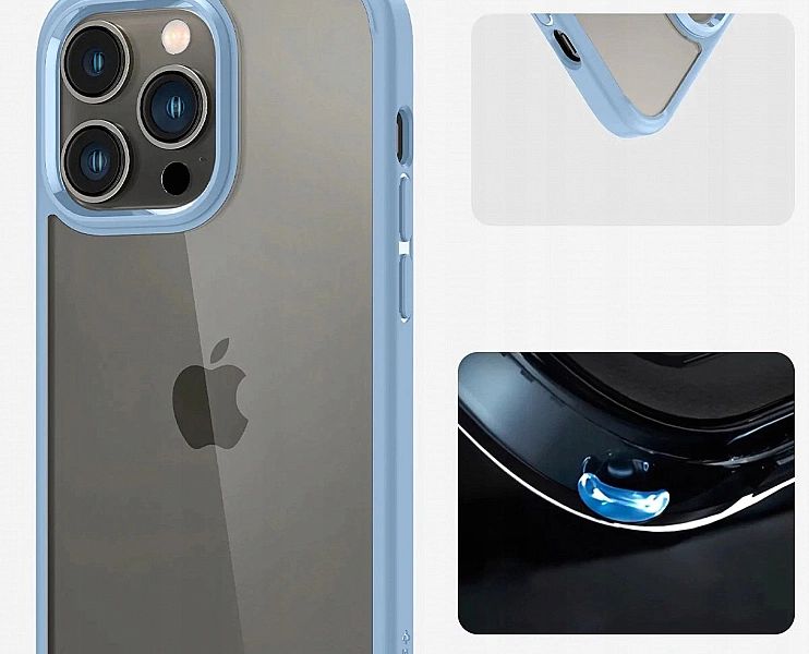 Etui Spigen Ultra Hybrid do iPhone 14 Pro Max - plecki ochronne, niebi