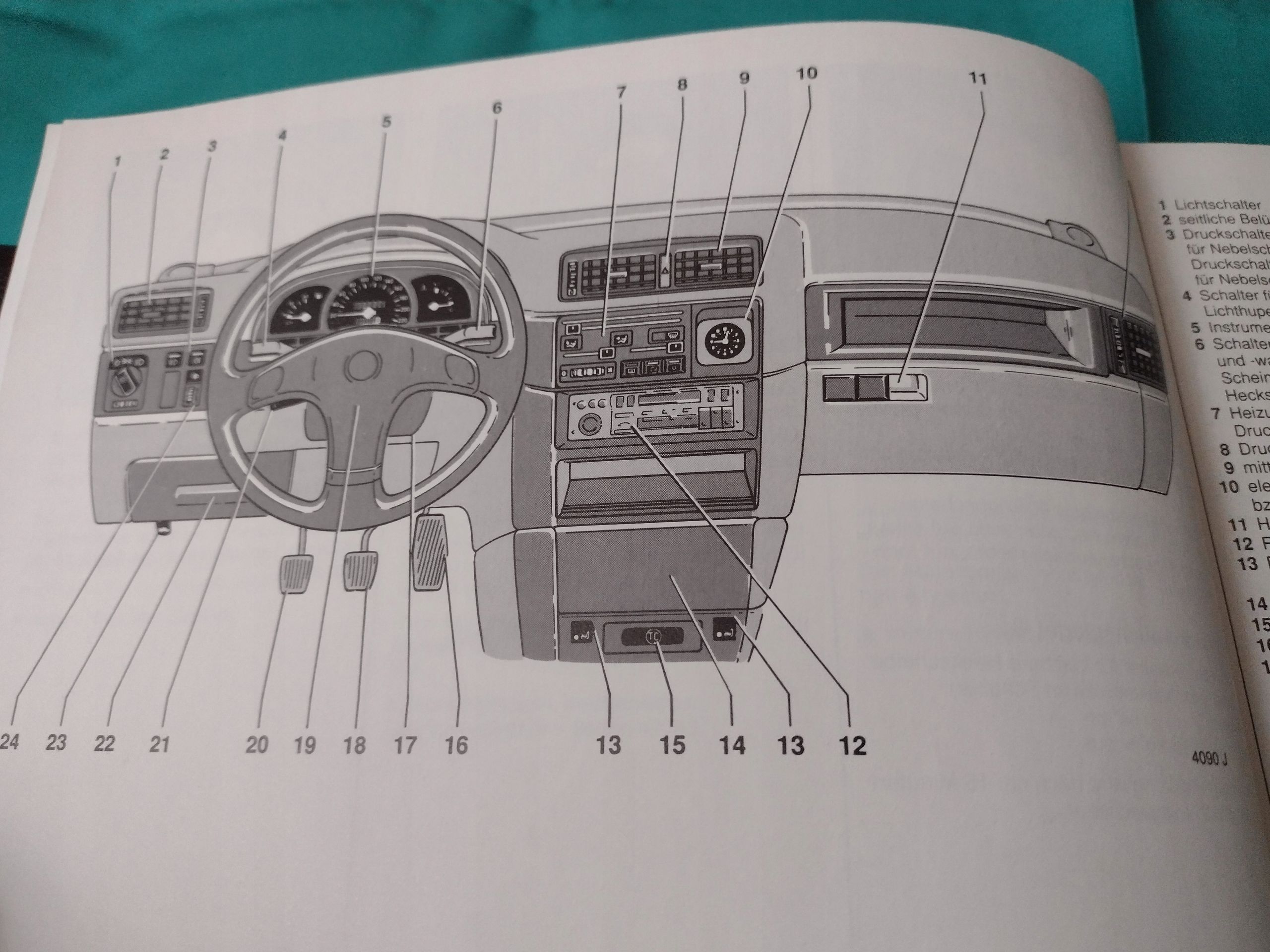 Opel Vectra A Instrukcja Książka Etui Salon Polska 1992