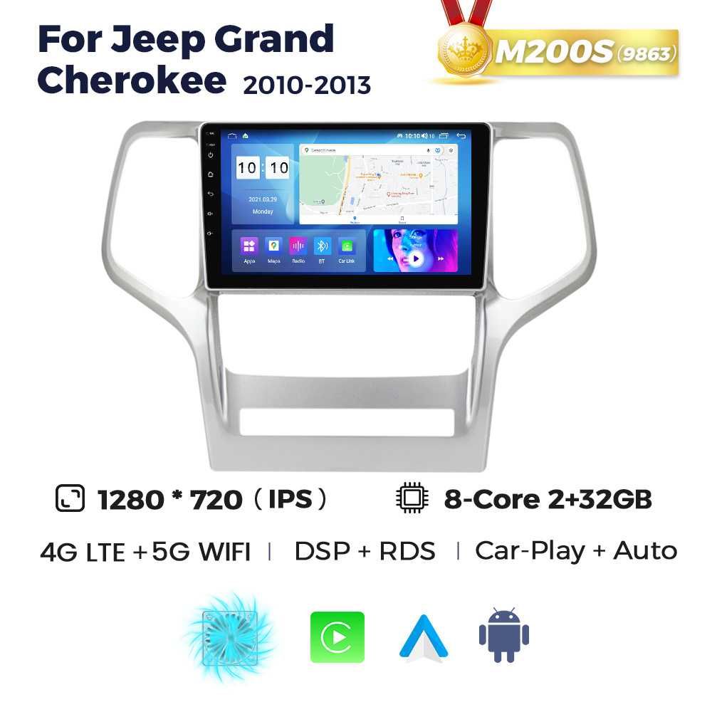 Штатна магнітола Jeep Grand Cherokee 2010-2013 GPS навігація Android