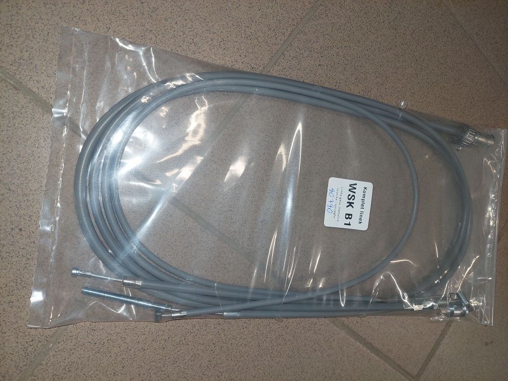 Zestaw naprawczy linki wsk125 m06 b1 dwuramowka garbuska szare