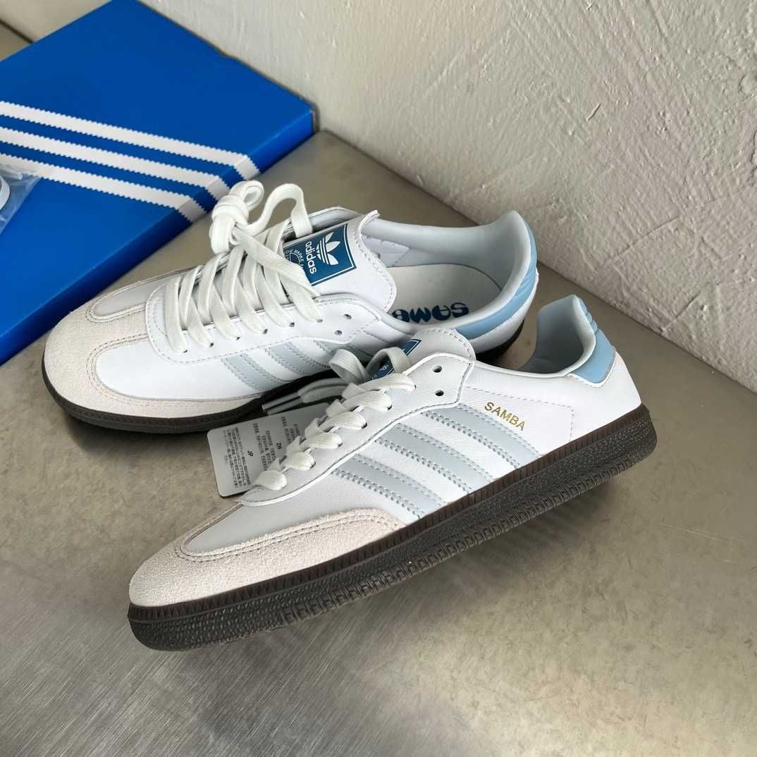 Adidas Samba OG White Blue Sneaker