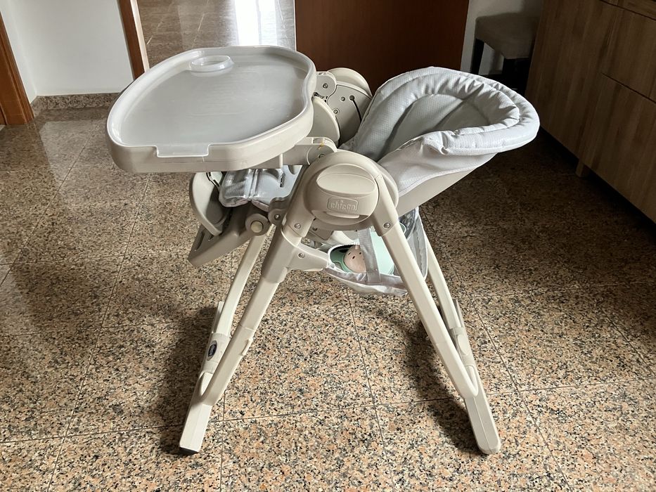 Cadeira alta de papa polly chicco blw. Cadeira para bebes. Refeição