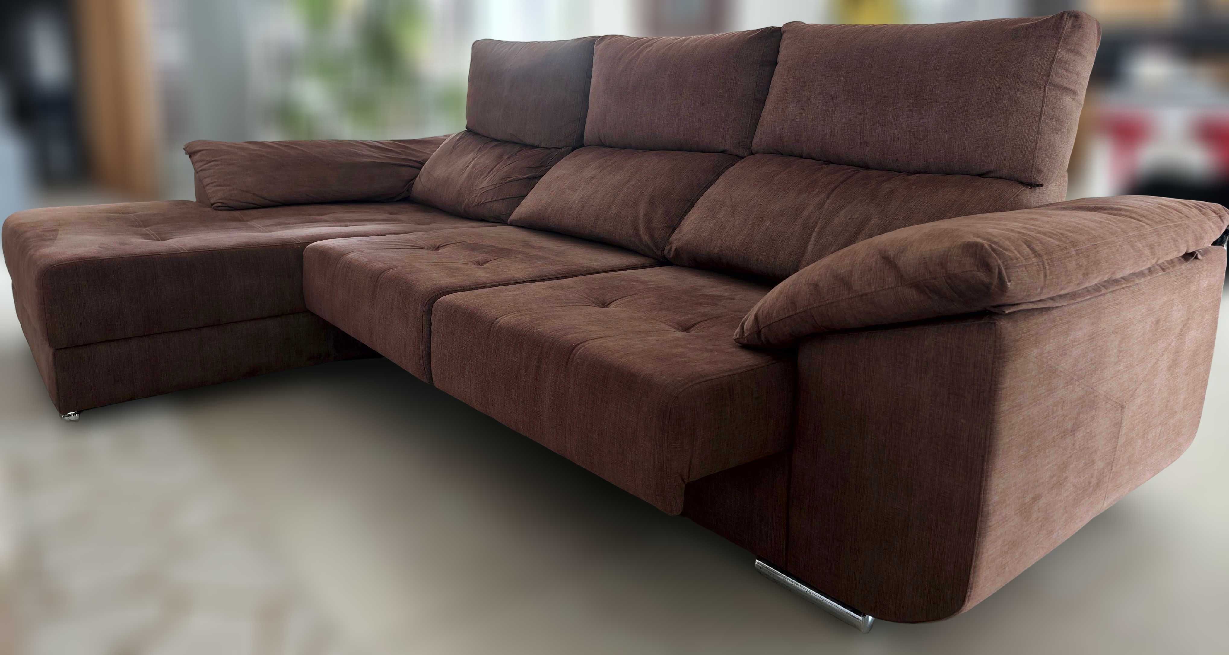 Sofá 2 lugares mais chaise longue