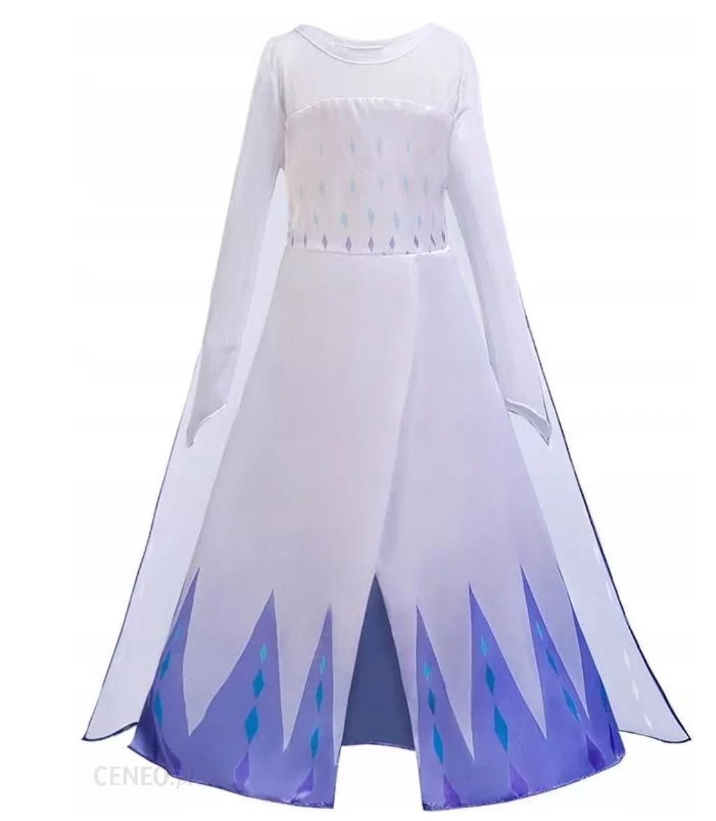 Elsa, Elza, Frozen, Kraina Lodu sukienka, Kostium na bal NOWY 98/104