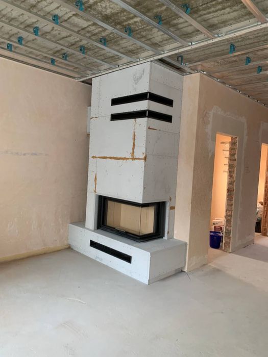 Встановлення камінів, печей, димотягів, Гільзація димоходу, Монтаж