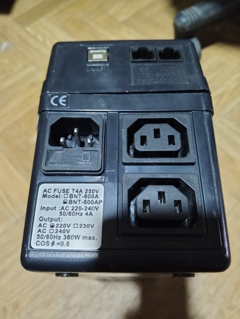 Джерело безперебійного живлення  ДБЖ  Powercom  BNT-600AP