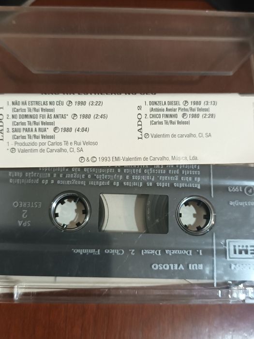 Cassetes Rui Veloso Dulce Pontes