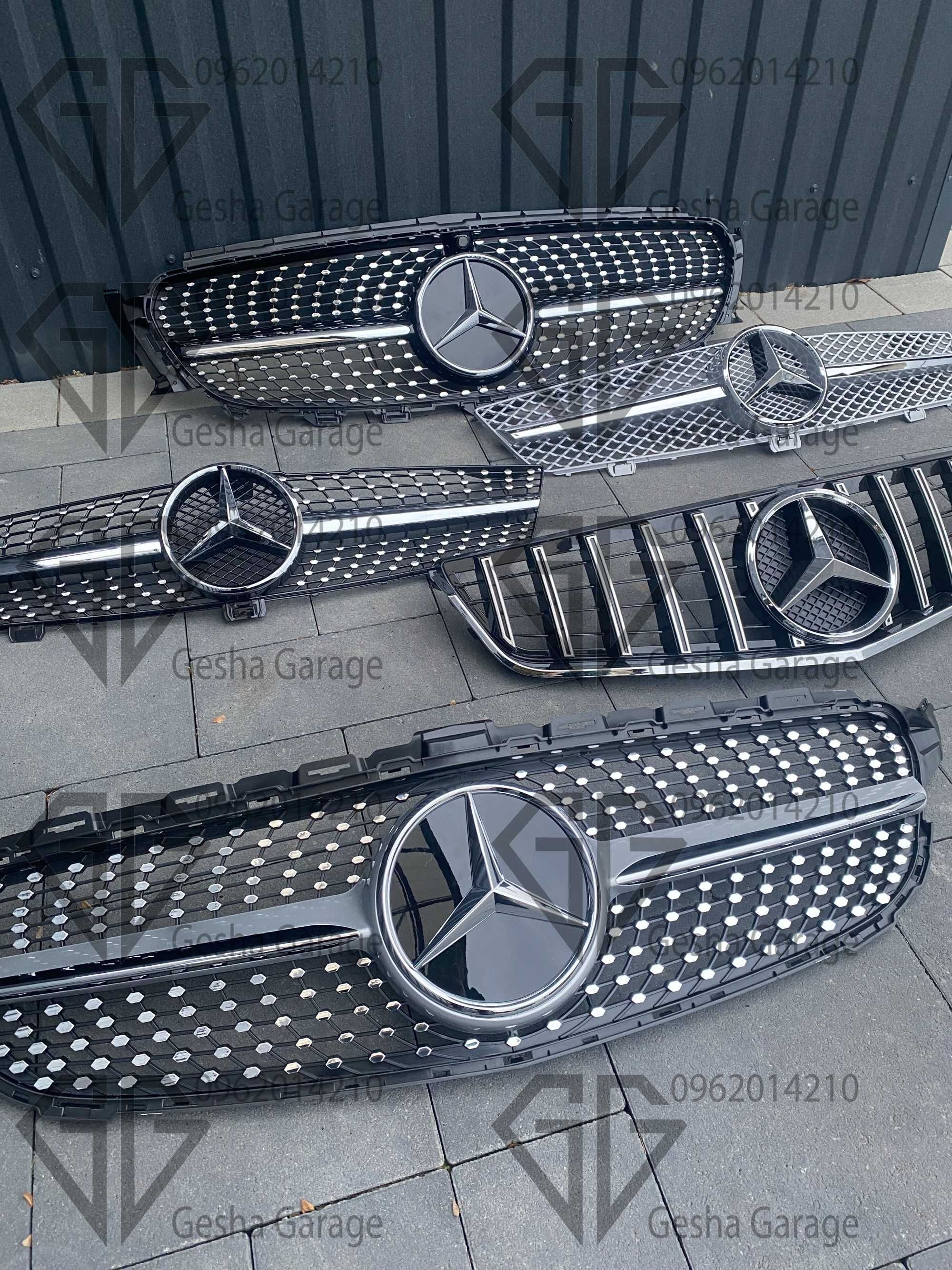 Решетка решітка mercedes мерседес CLA CLS GLA GLB GLC GLE GLS CL ML G
