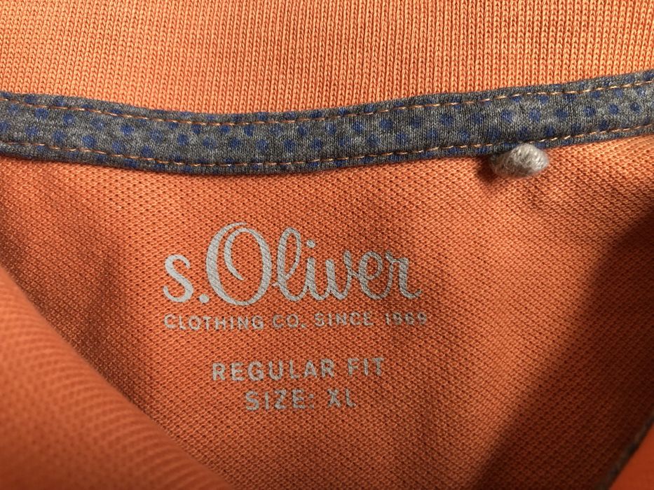 Классная мужская футболка поло s.Oliver Regular Fit оригинал